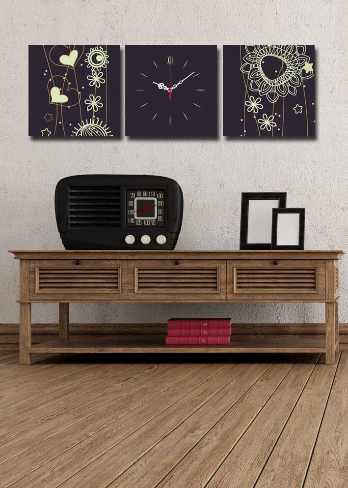 Wallity dzиден часовник 3P2828CS-15, 90x28 см, 3 дела