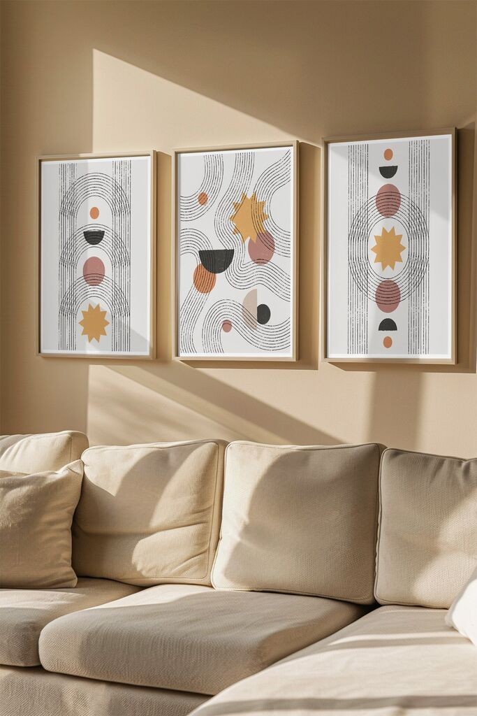 Слика Wallity 3Dartsoho111, 3 дела, 33 x 48 см