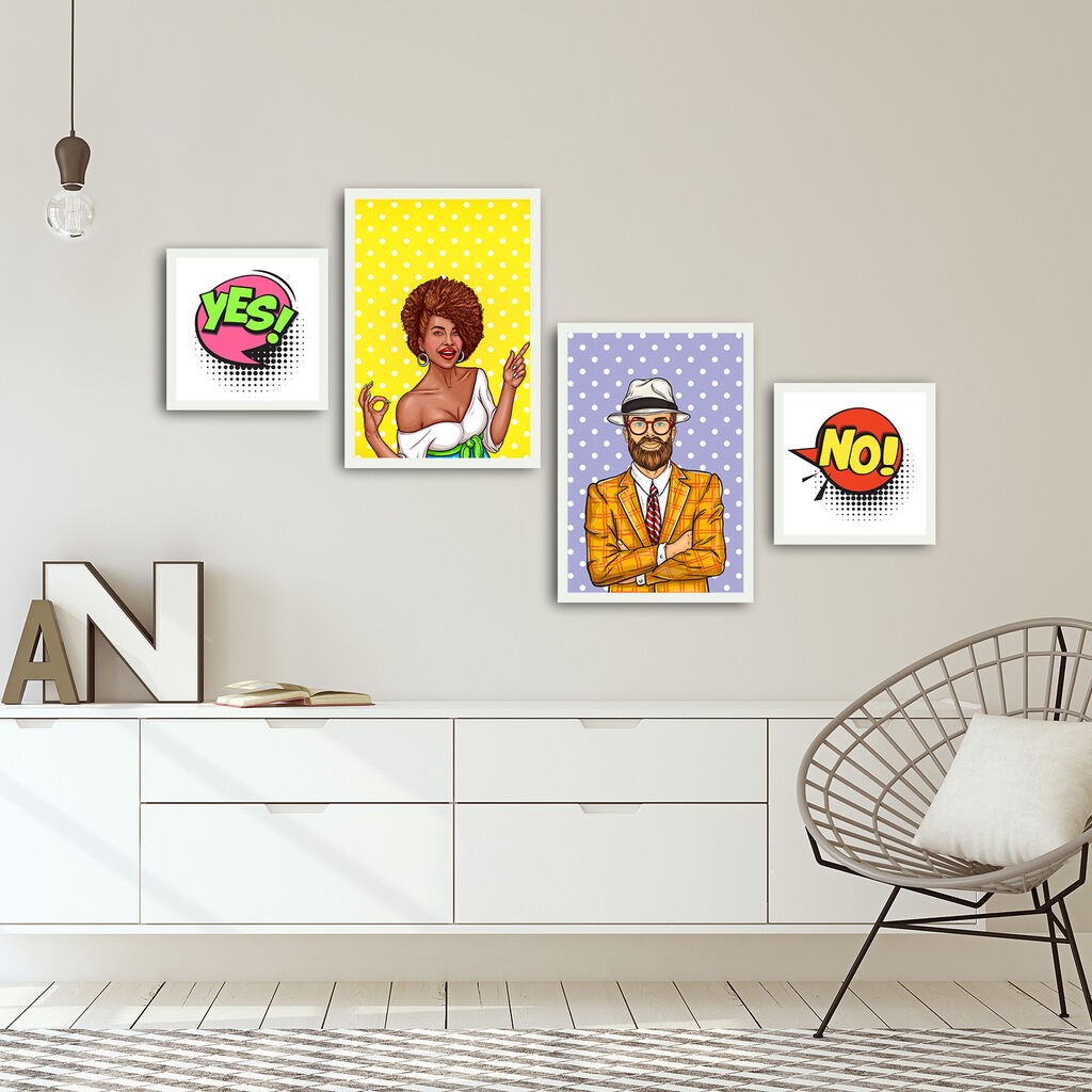 Wallity Picture 4PBCT-20, 4 дела, 136 x 75 см