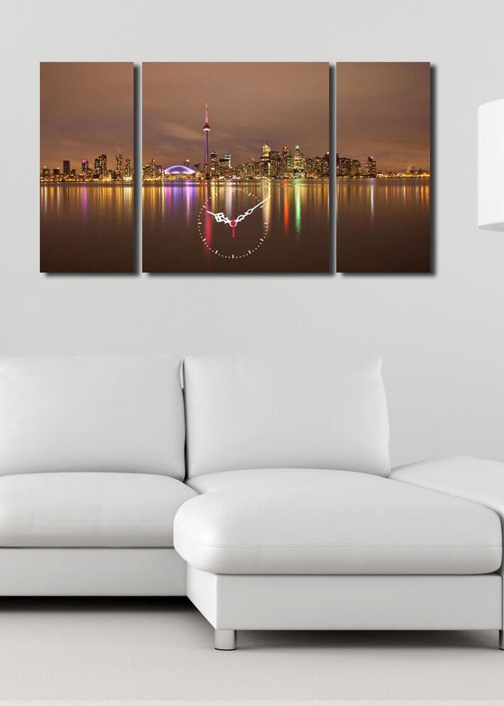 Wallity dzиден часовник 3P204045CS-19, 84x45 см, 3 дела