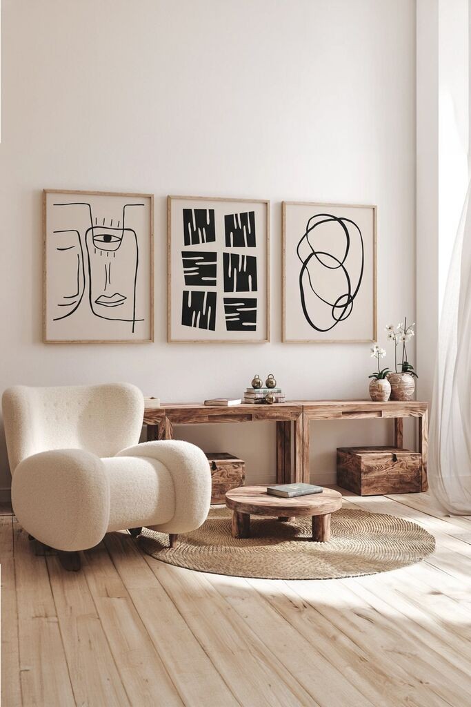 Слика Wallity 3Dartsoho70, 3 дела, 33 x 48 см