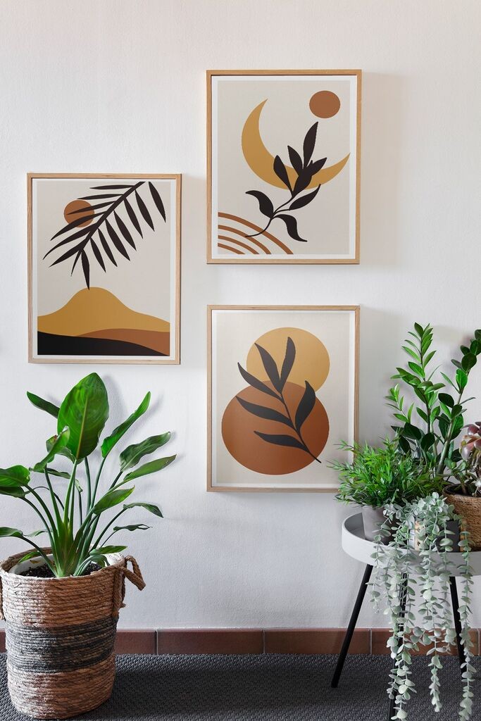 Слика Wallity 3Dartsoho104, 3 дела, 33 x 48 см