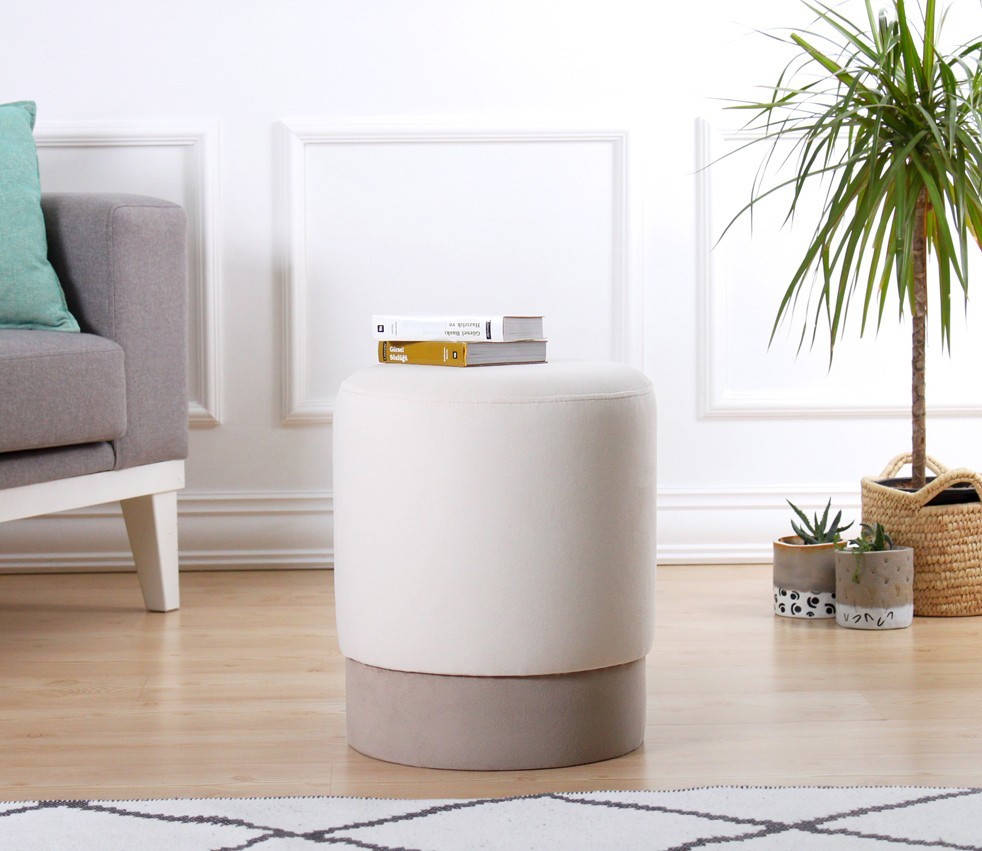 Столче за софа Atelier del 43x38 см, сино