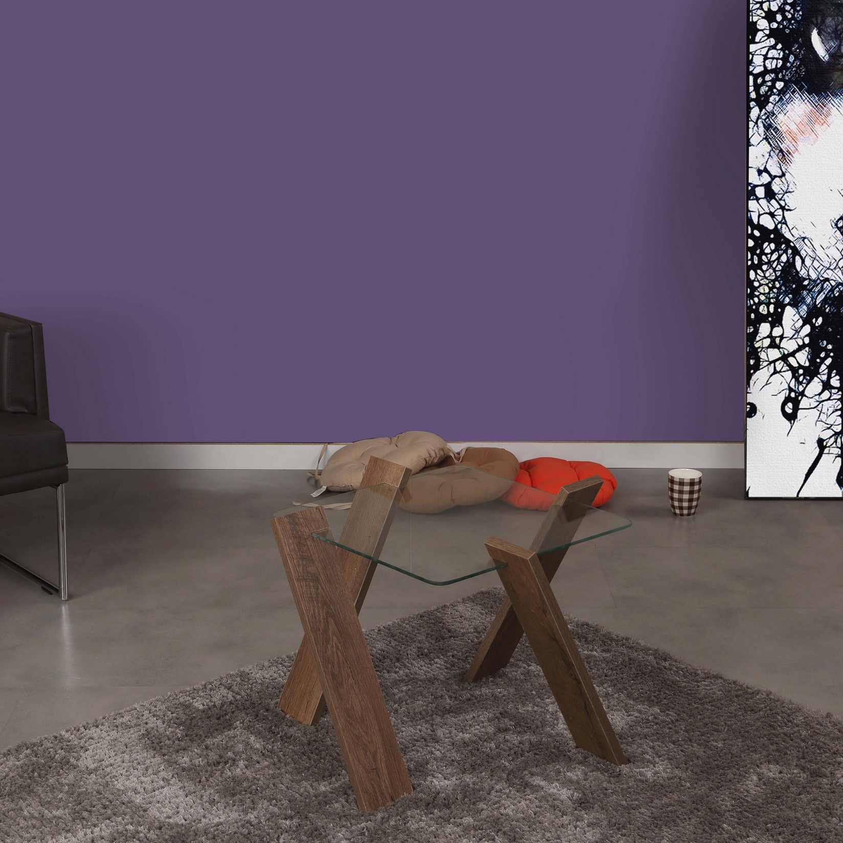 Маса Hanah Home Club римска 57x41x57 см кафеава