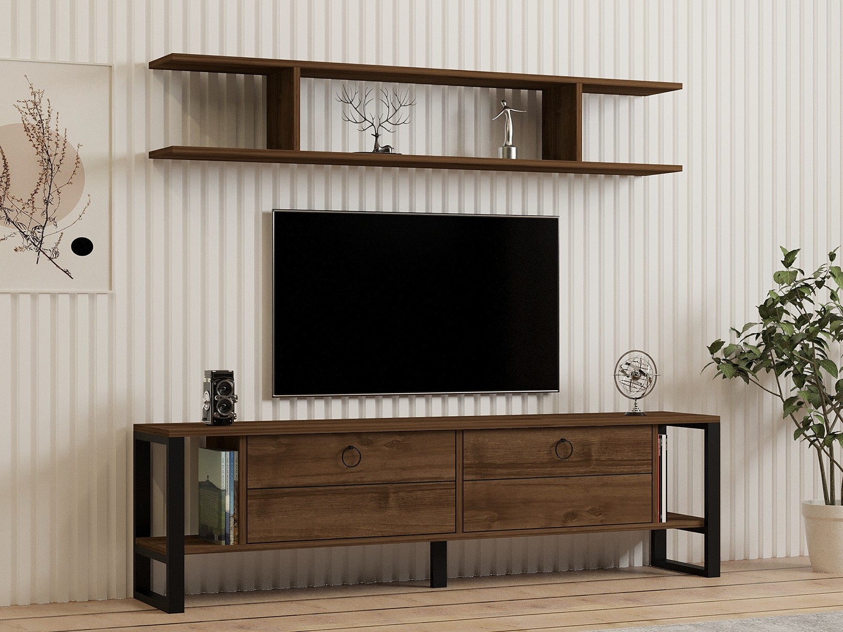 Комода за домашен телевизор „Хана" Мелиса Волнат