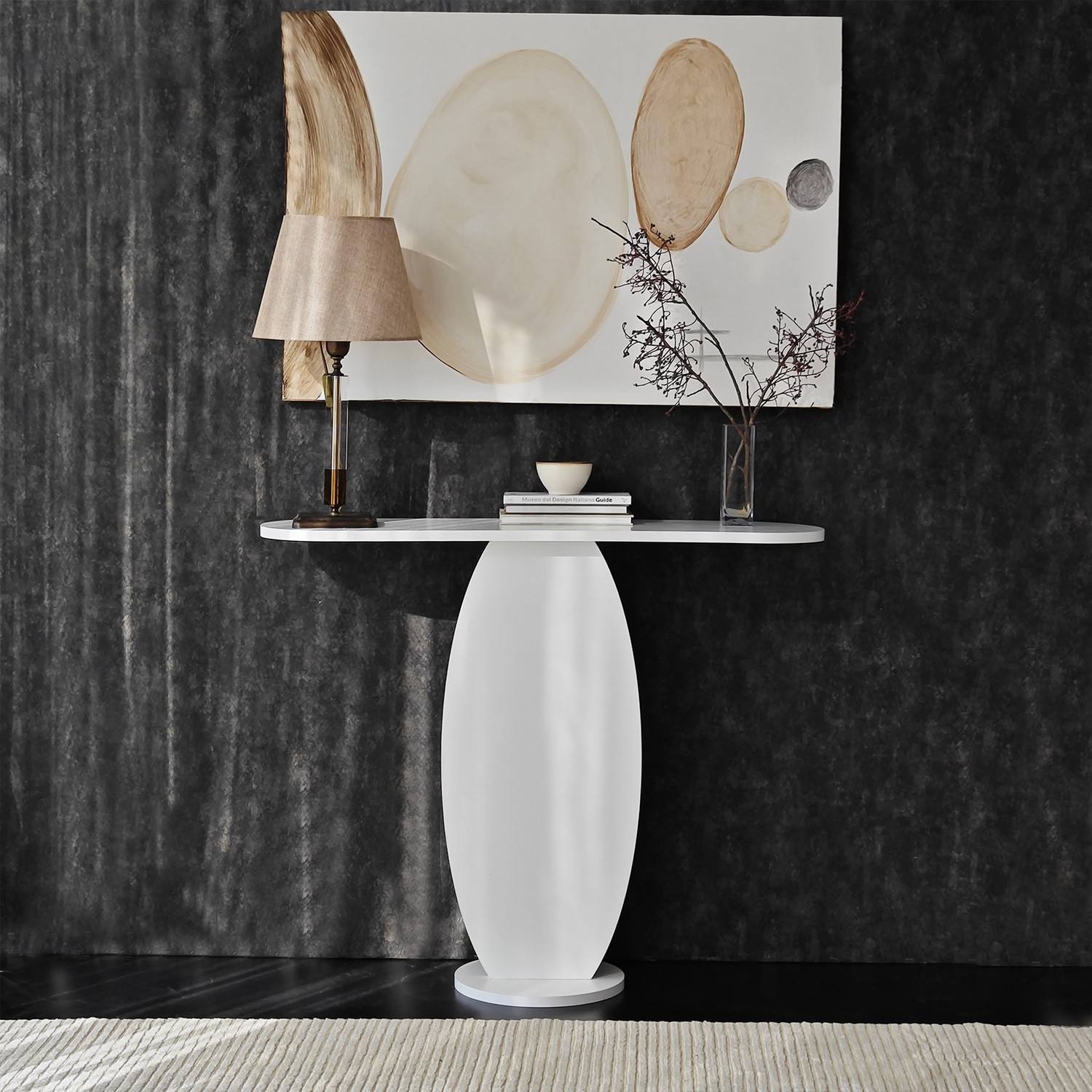 Полица Hanah Home Ellittica, црна