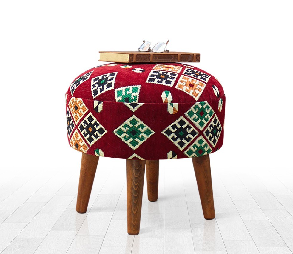 Столче за софа Atelier del 42x46 см, шарено