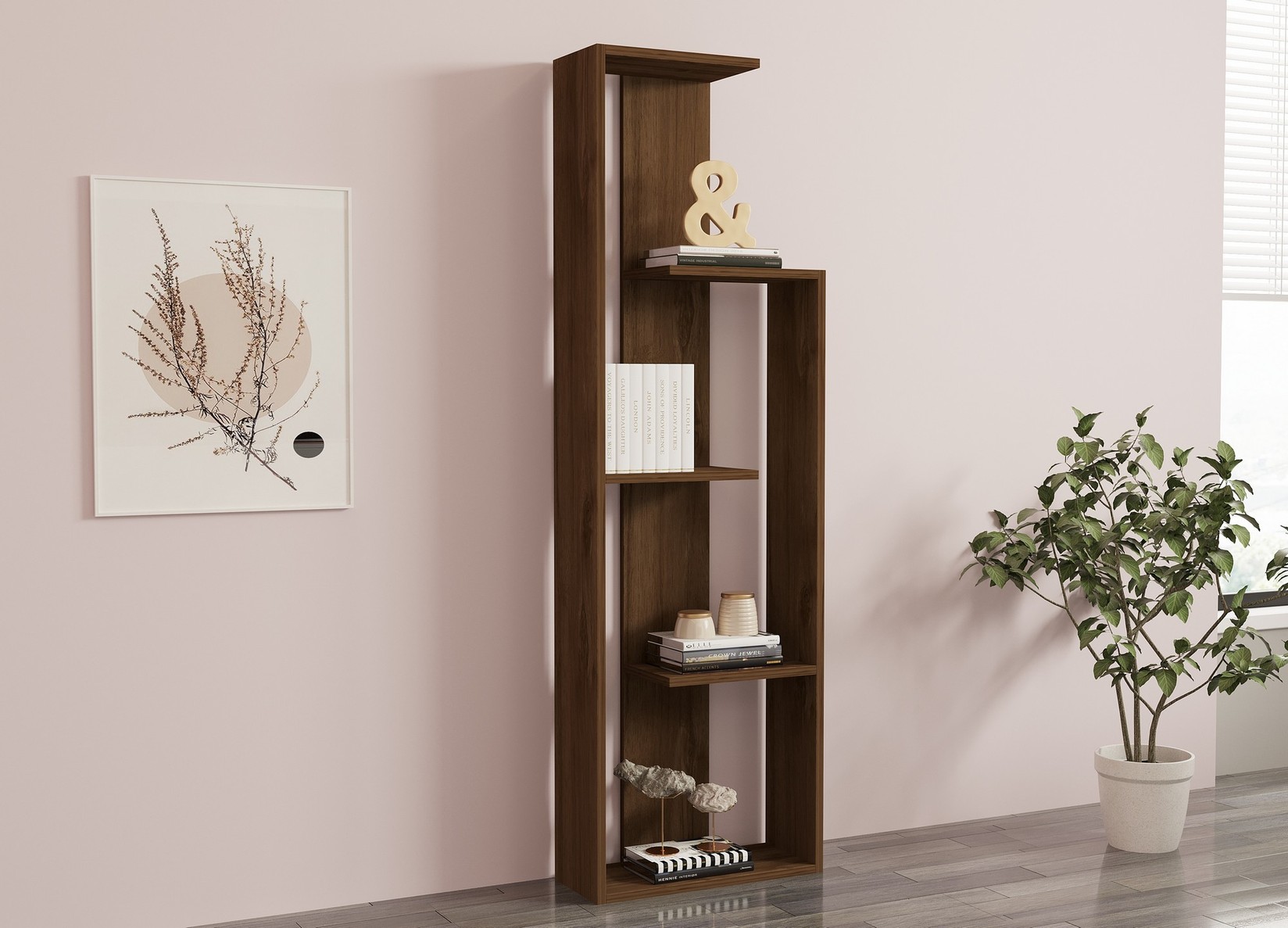 Полица Hanah Home 50x160x19.6cm орев