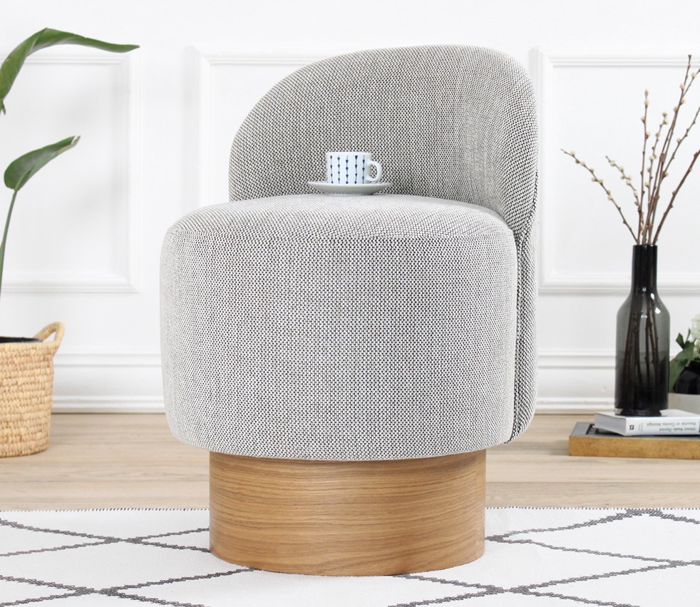 Столче „Ателје дел Софа" 66x47 см, крем