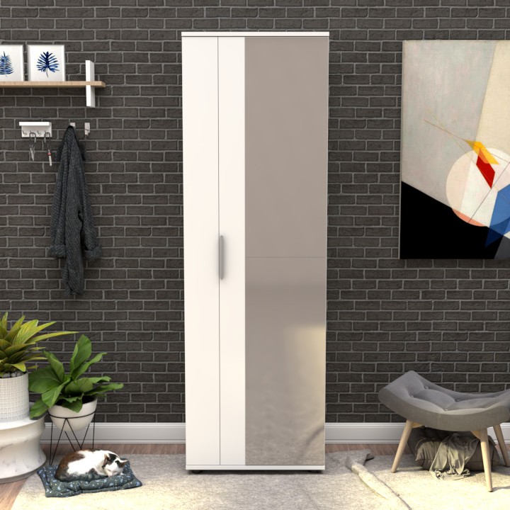 Полица за чевли Hanah Home 60 x 187 x 35 см, бела