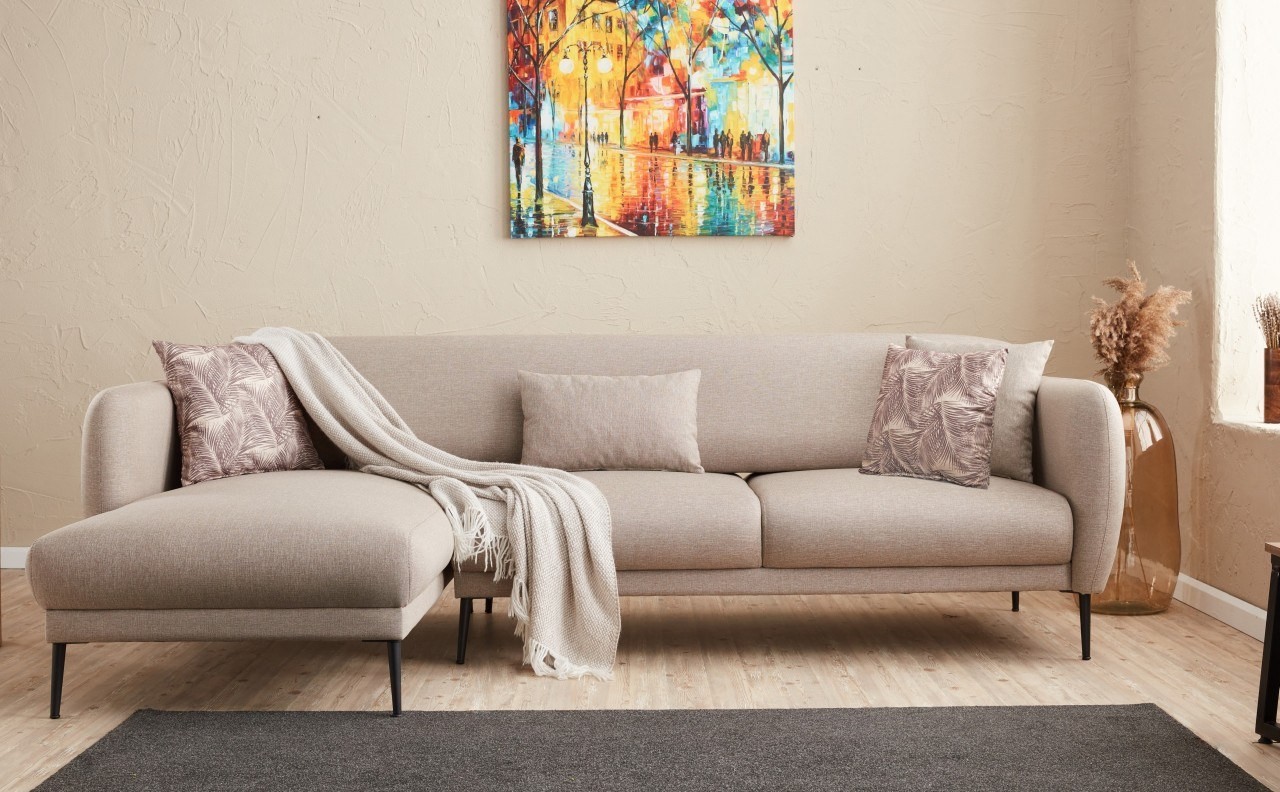 Аголна гарнитура софа Atelier del Venus L 265x80x163 см Антрацит