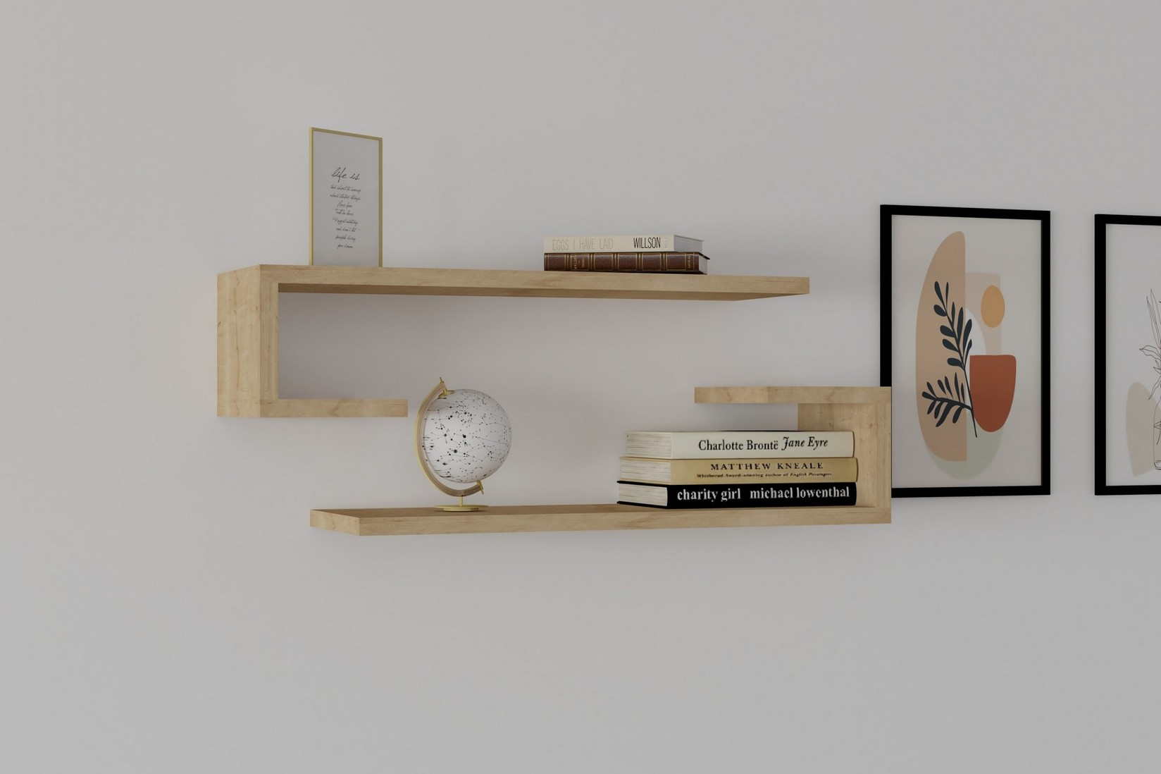 Dzидна полица од даб во Ханах Хоум