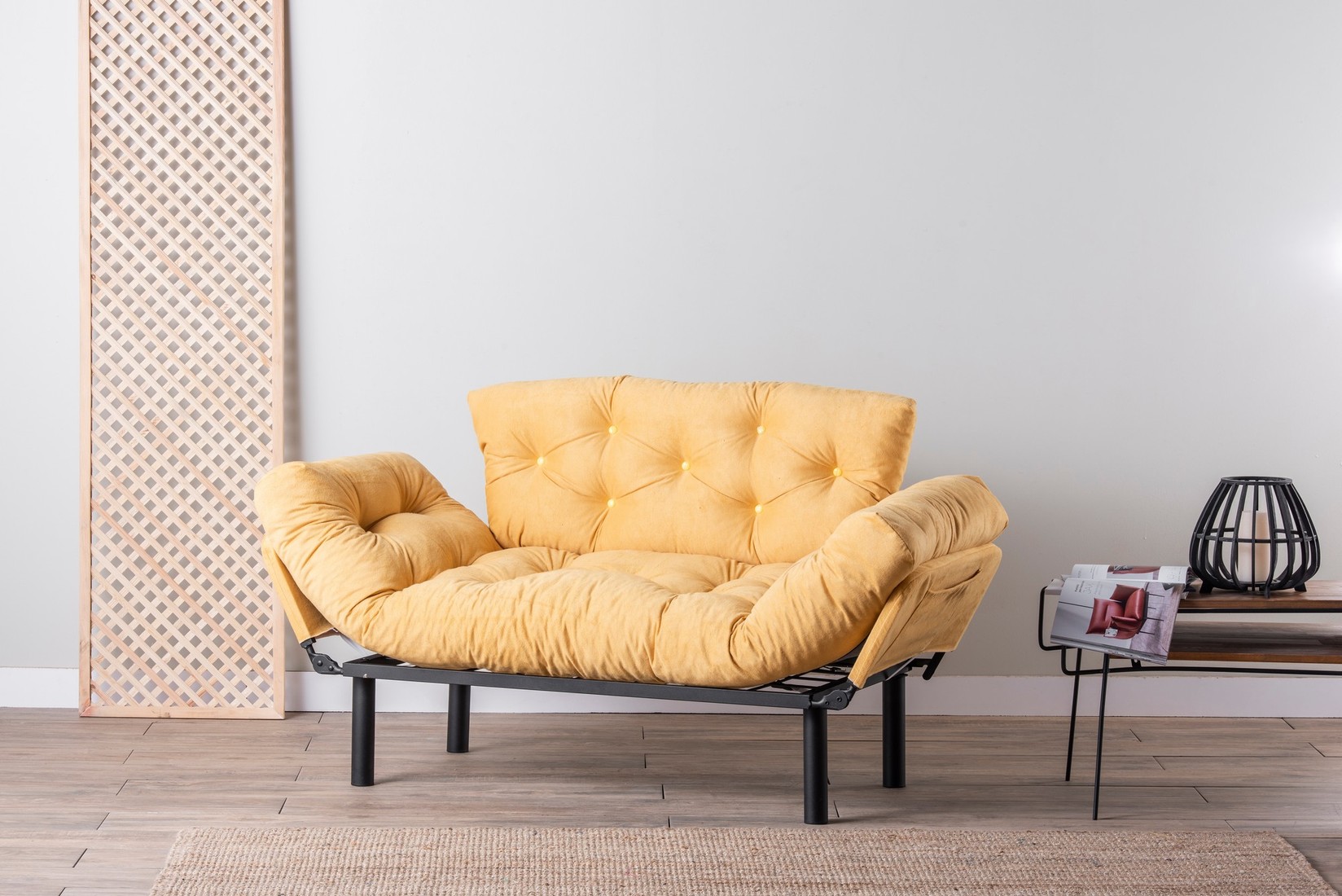 Atelier del Sofa Двосед Nitta 155x85x70cm црна