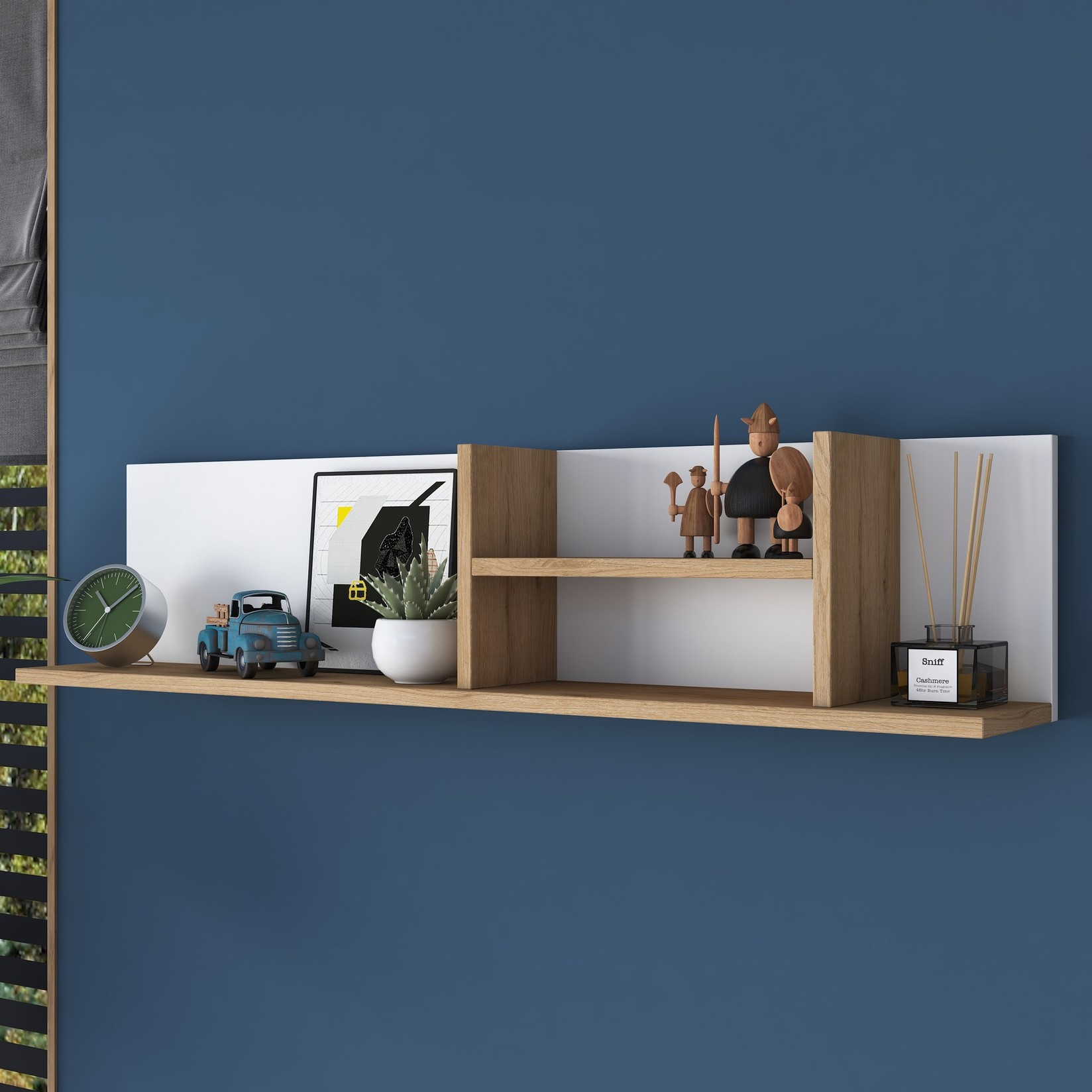 Dzидна полица Hanah Home од орев