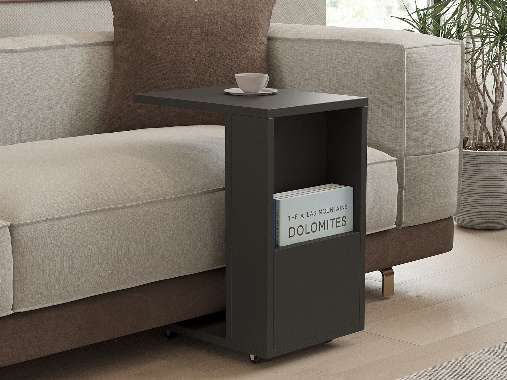 Клуб маса Hanah Home Star 30x50x40cm Антрацит