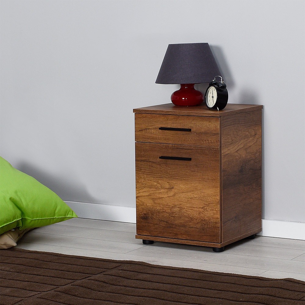 Ноќна масичка Hanah Home 40x57x39 см бела