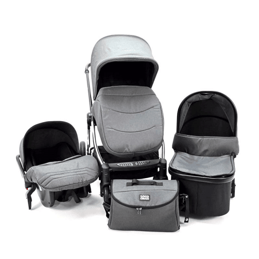 LOCO CROCO Количка Nona Сива