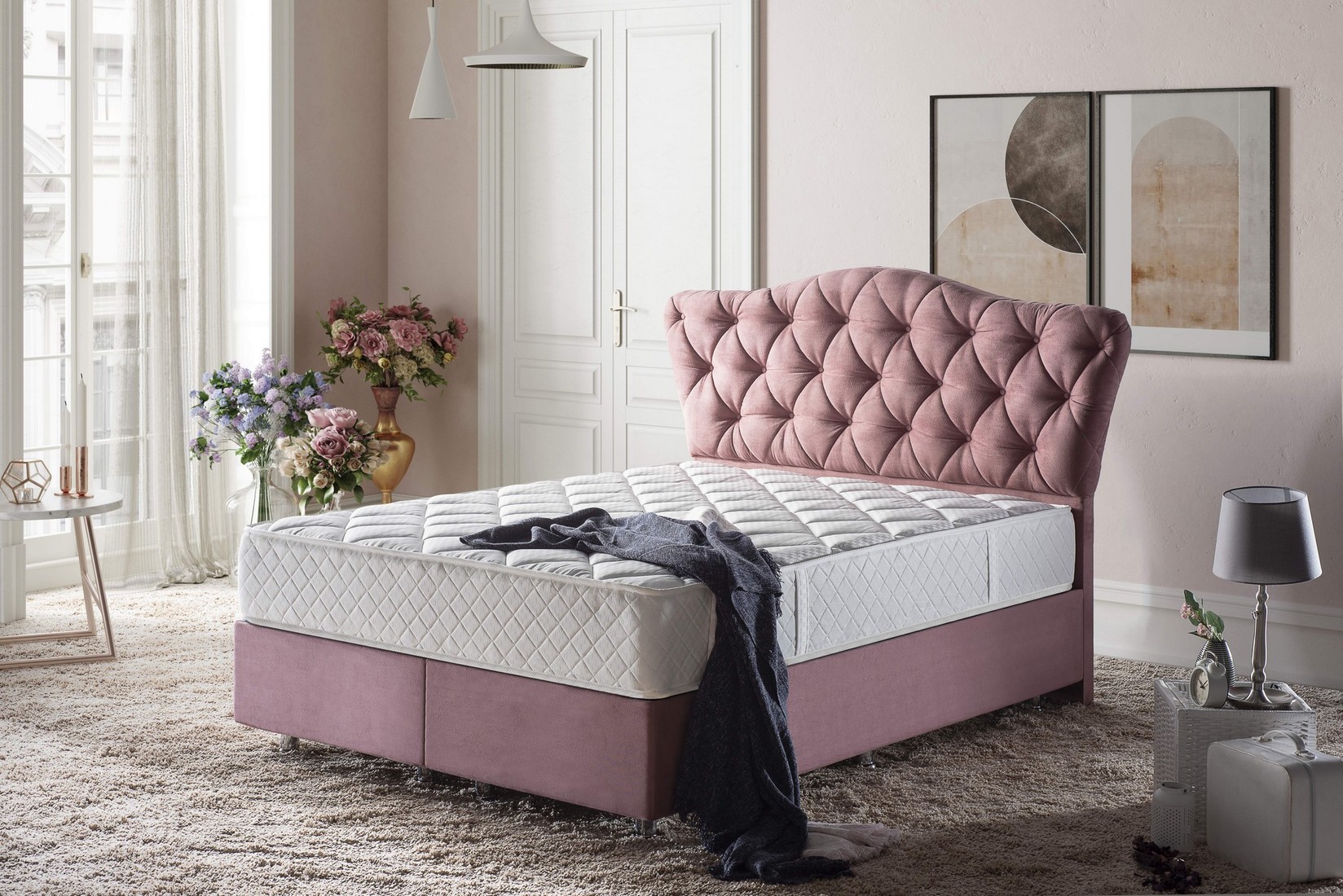 Душек Hanah Home 120x28x200cm бел