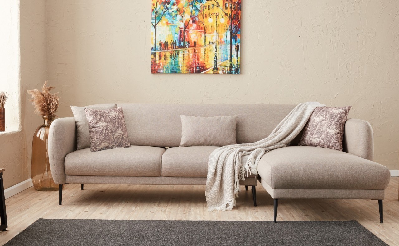 Аголна гарнитура софа Atelier del Venus L 265x80x163 см Антрацит