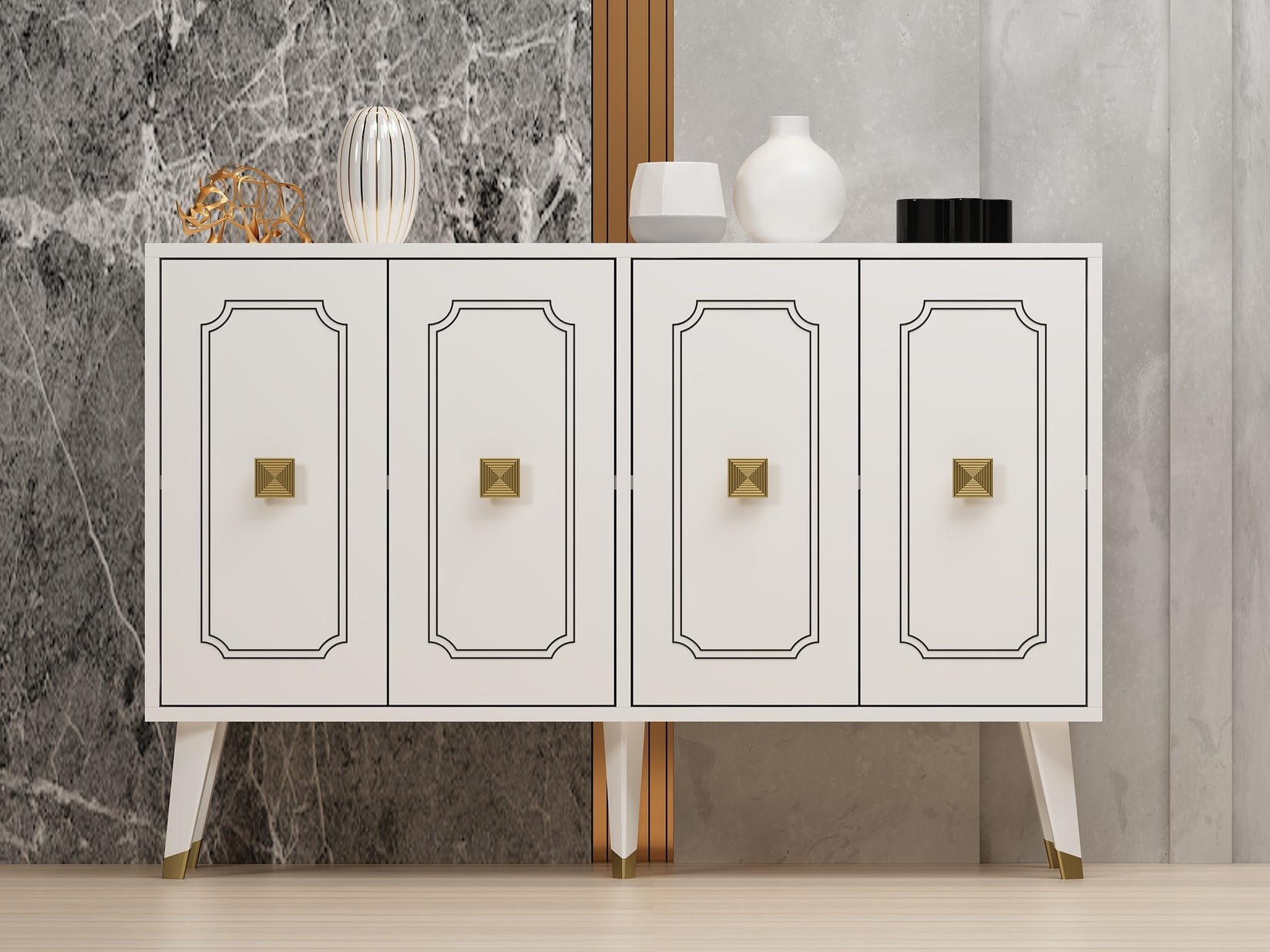 Комода Hanah Home Roland 120x80x30cm даб