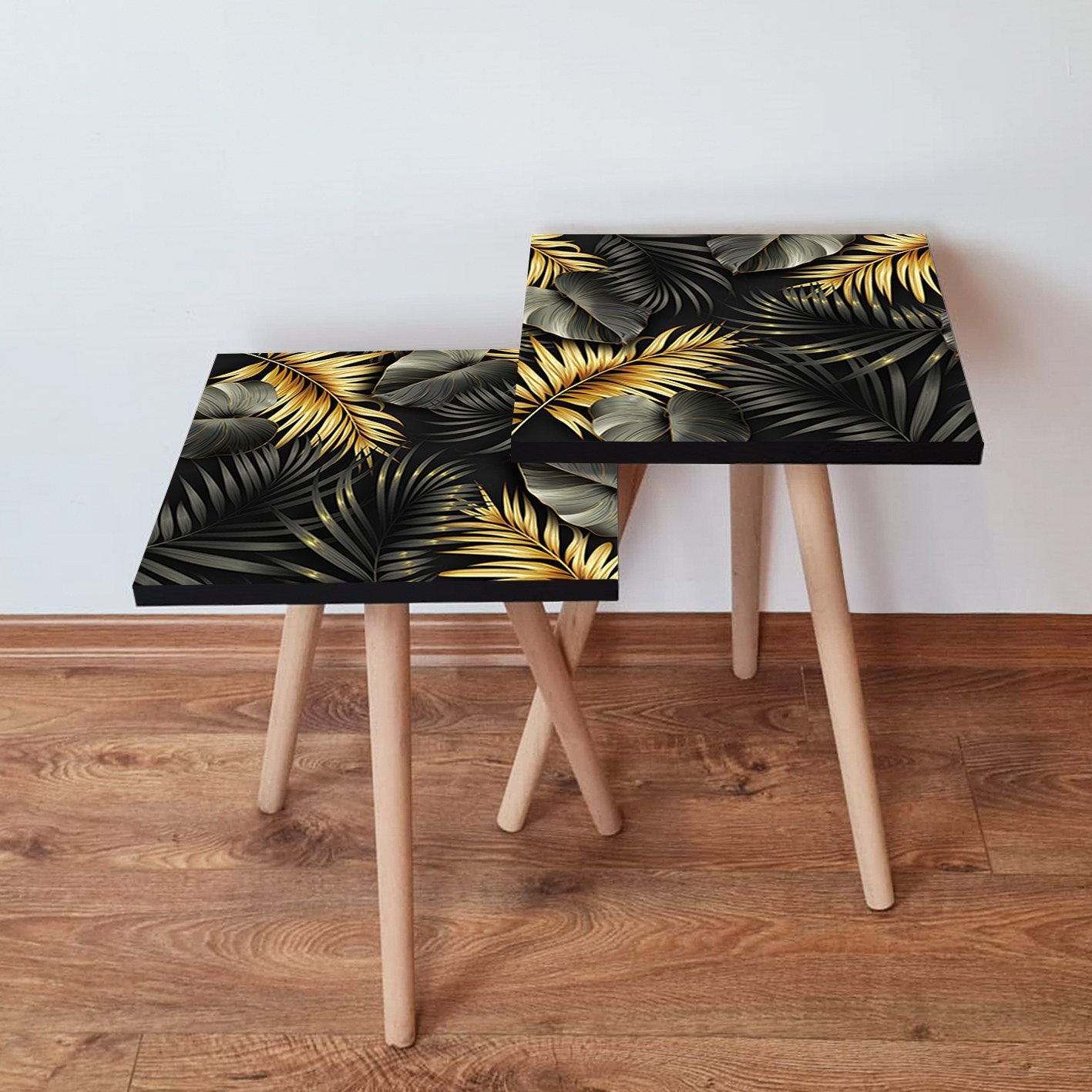 Hanah Home Комплет клуб маси, 2 парчиња Шарени