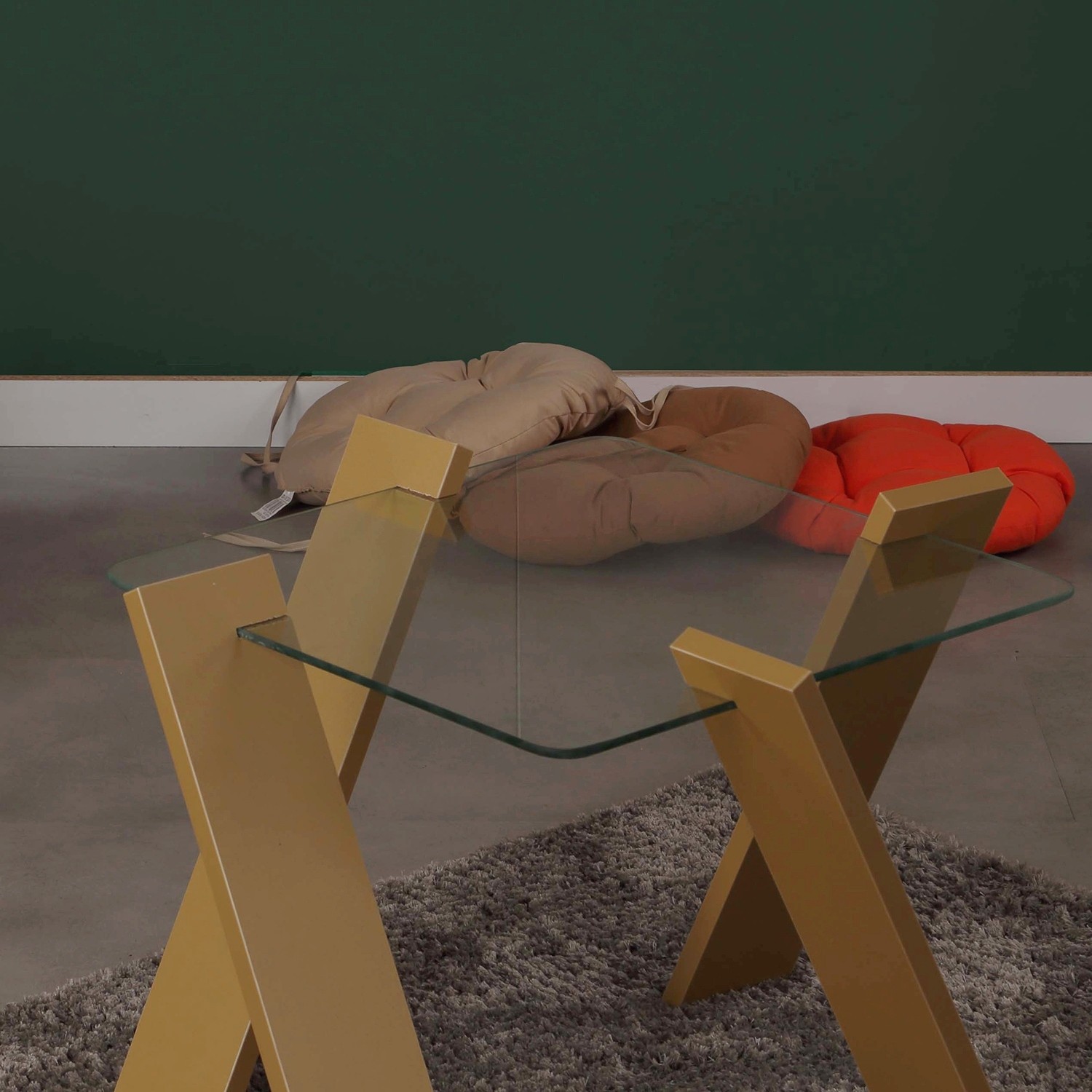 Маса Hanah Home Club римска 57x41x57 см кафеава