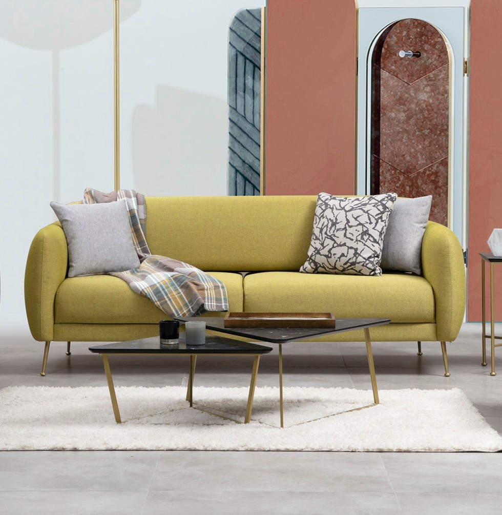 Atelier del Sofa Sevilla расклоплива тросед 98x85x214 см сива