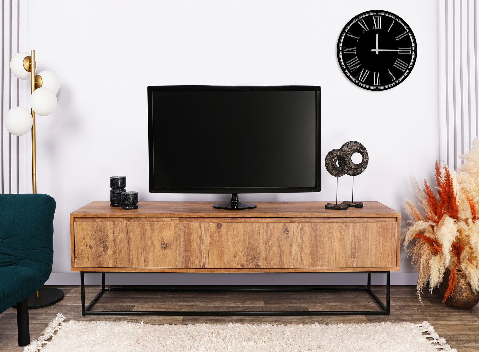 Комода за фиоки Hanah Home TV Lupine 140 Oreo