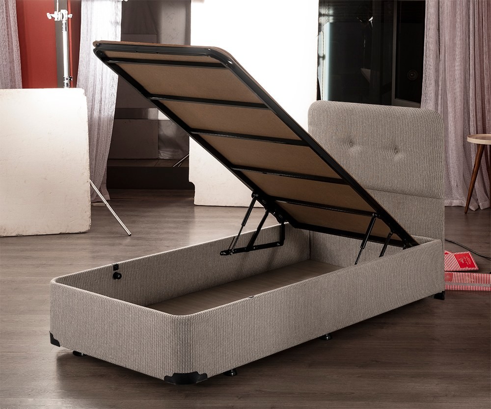 Кревет „Хана хоум Луна", 90x36x190 см, беж