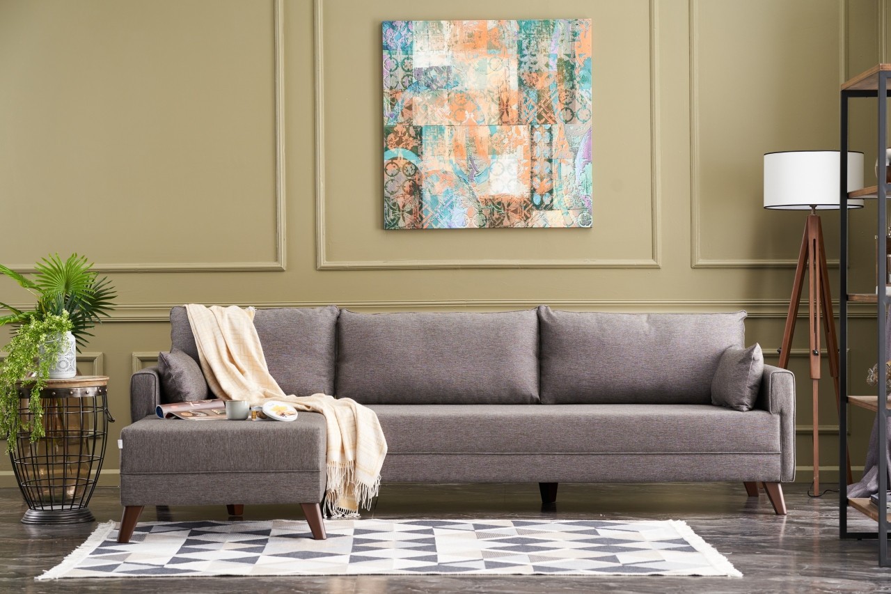 Аголна гарнитура Atelier del Sofa 275x85x81 см Антрацит