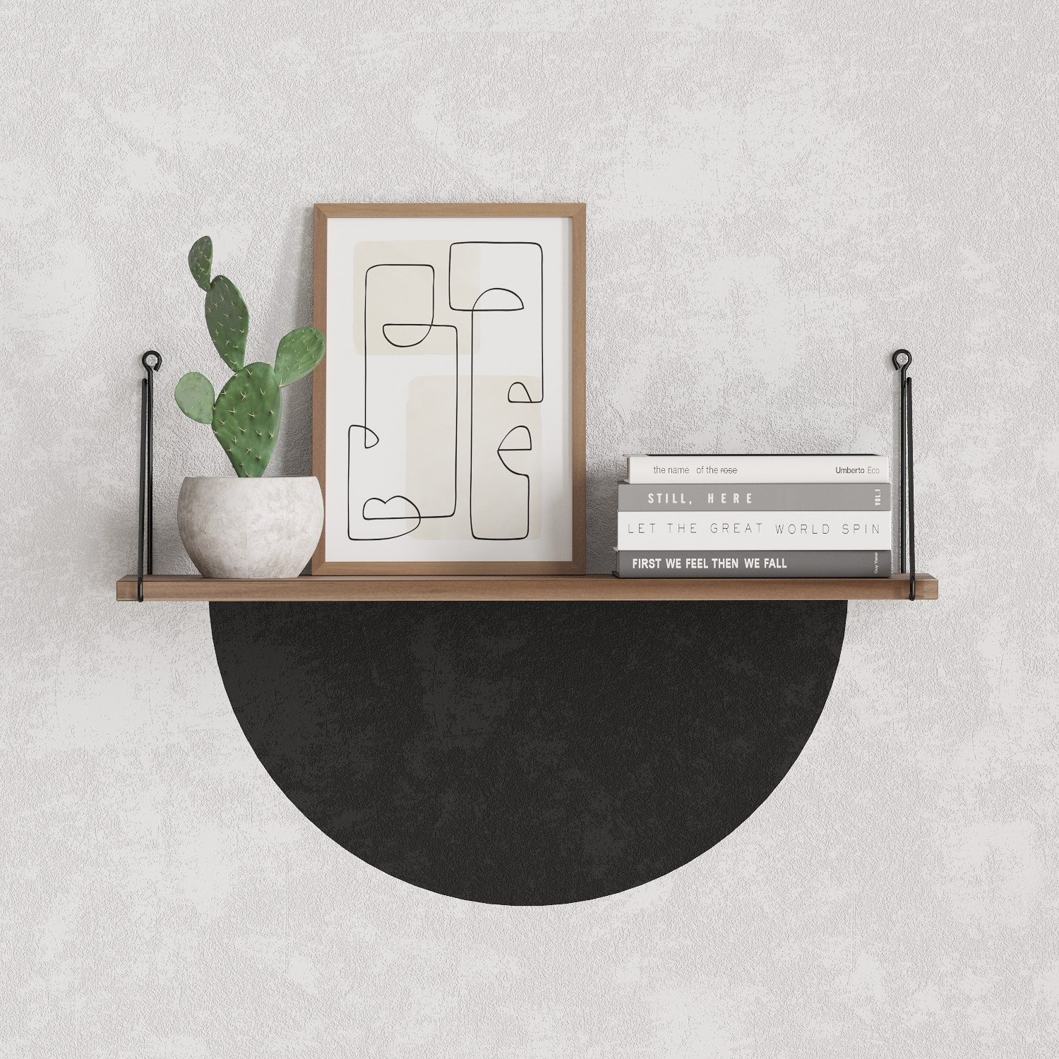 Hanah Home Armoni полица за dzид, бела