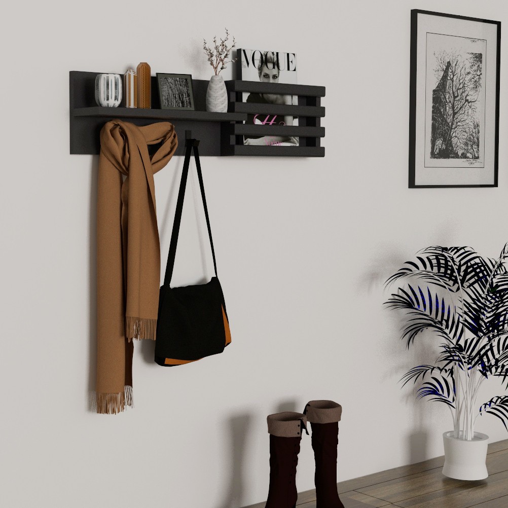 Hanah Home Антрацит Čiviluk