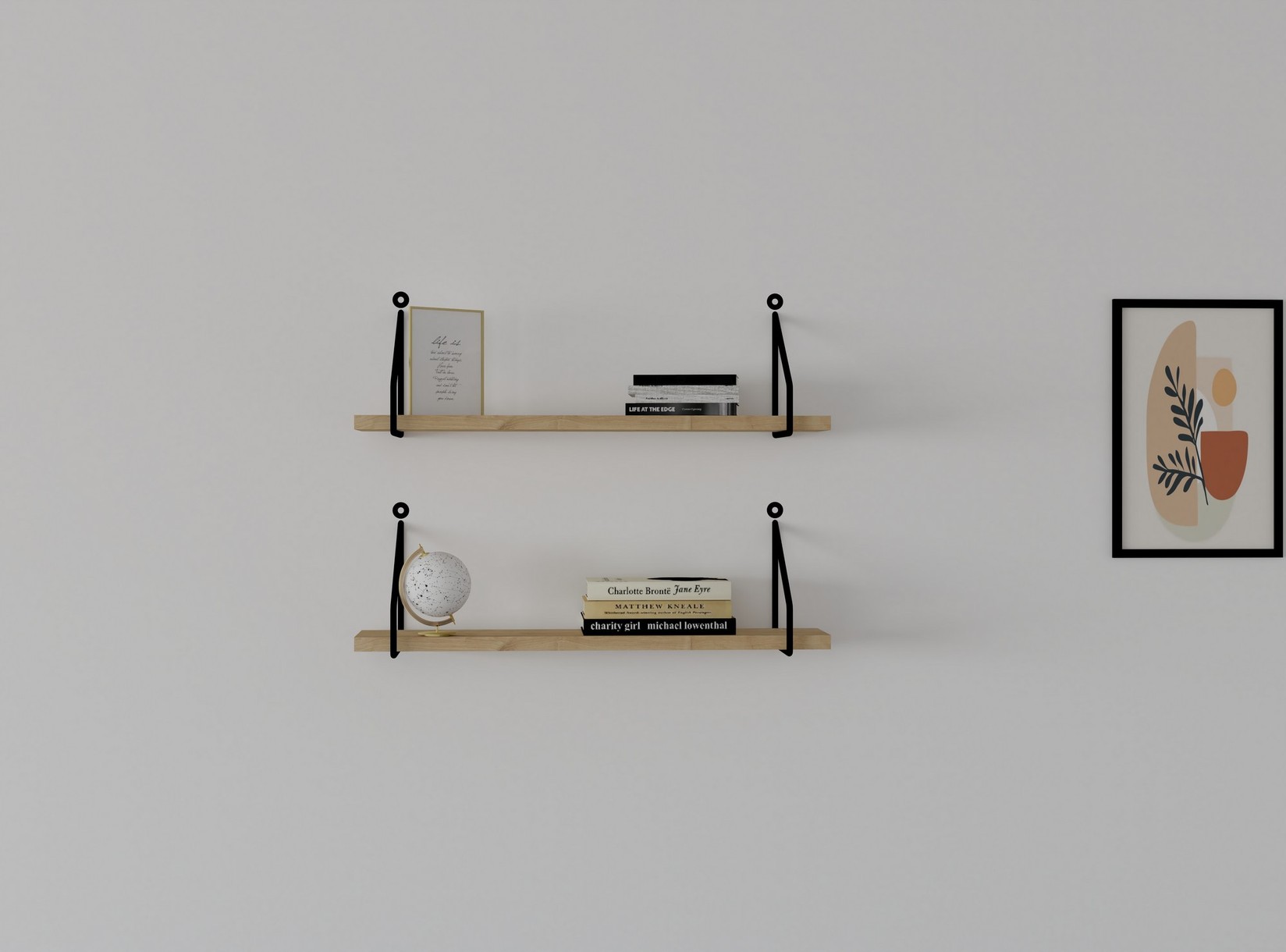 Dzидна полица Hanah Home Антрацит