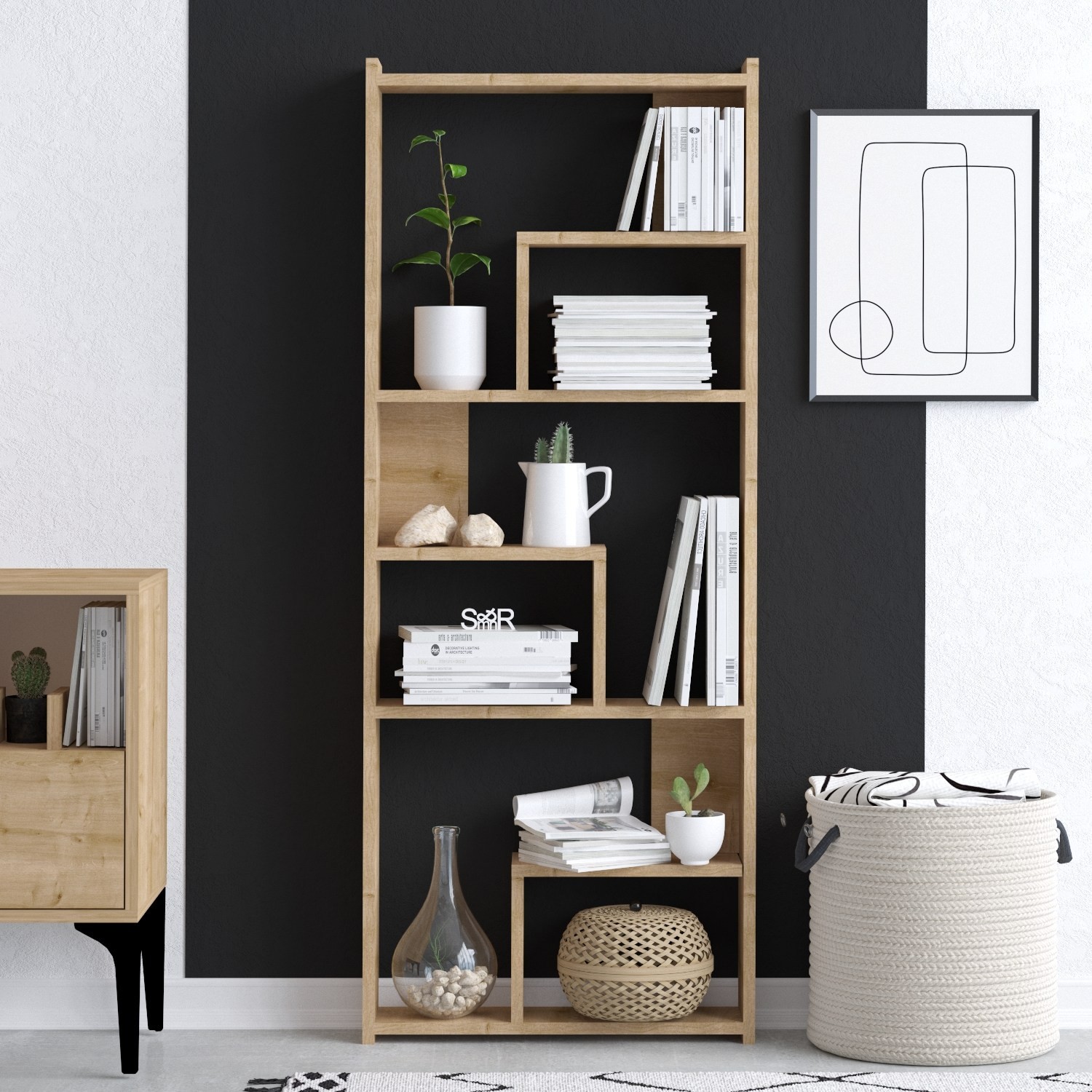 Полица Hanah Home 60x150x15cm даб