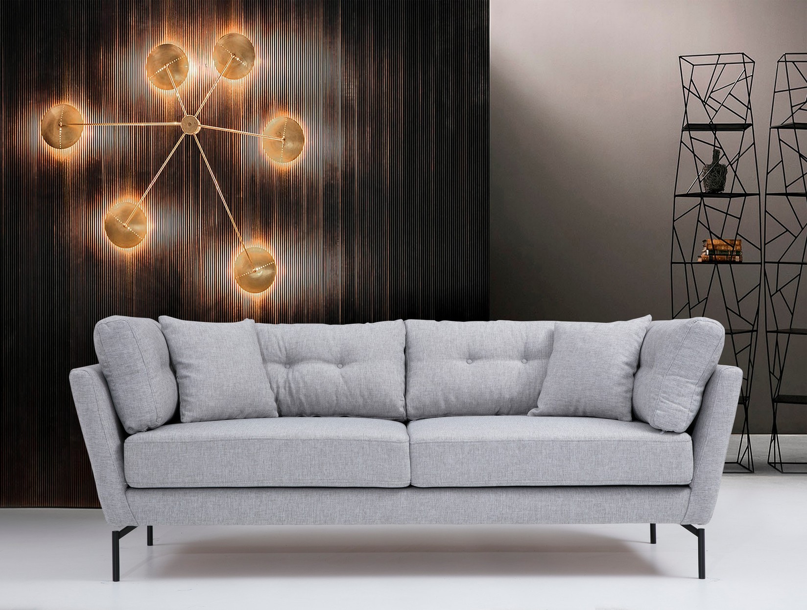 Atelier del Sofa Тросед мапа 90x84x214cm крем