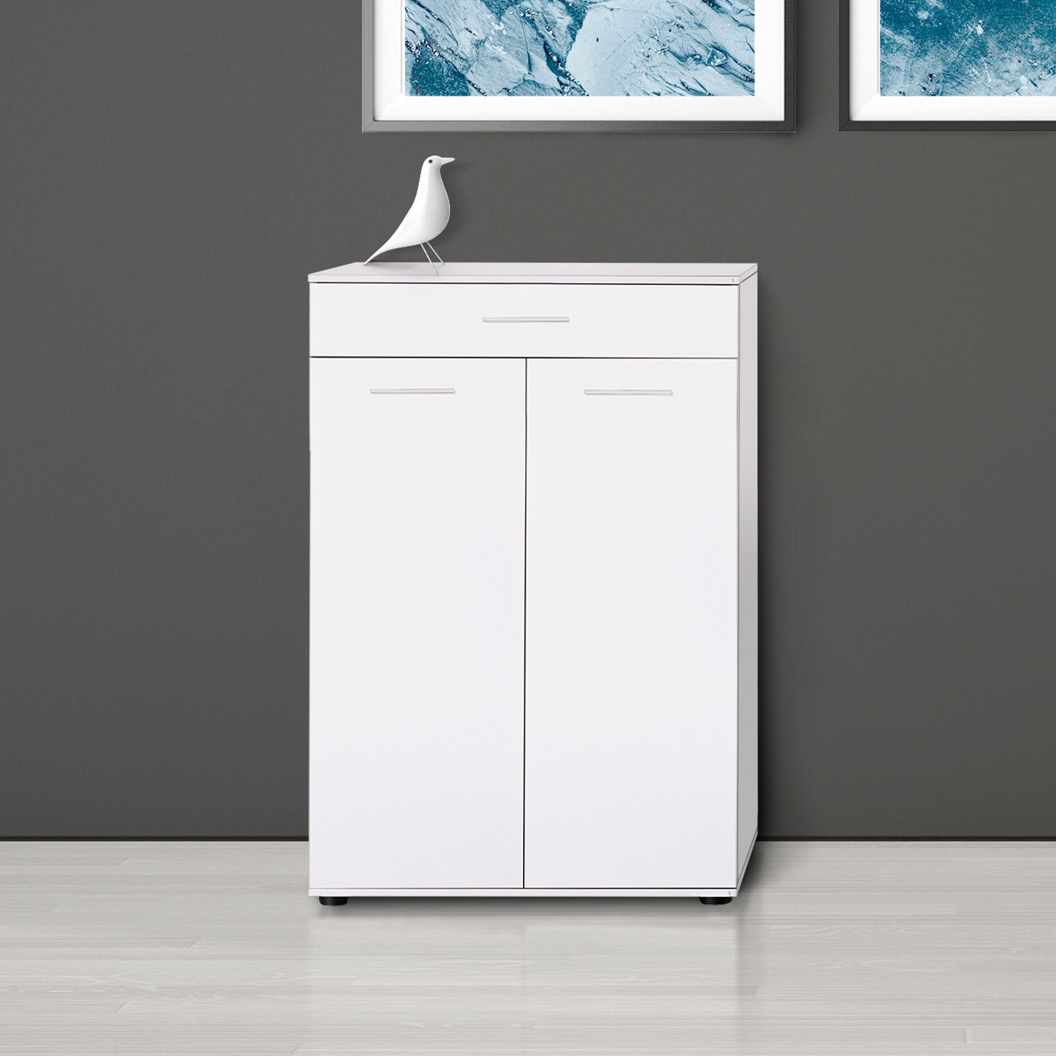 Полица за чевли Hanah Home 73x108x35cm бела