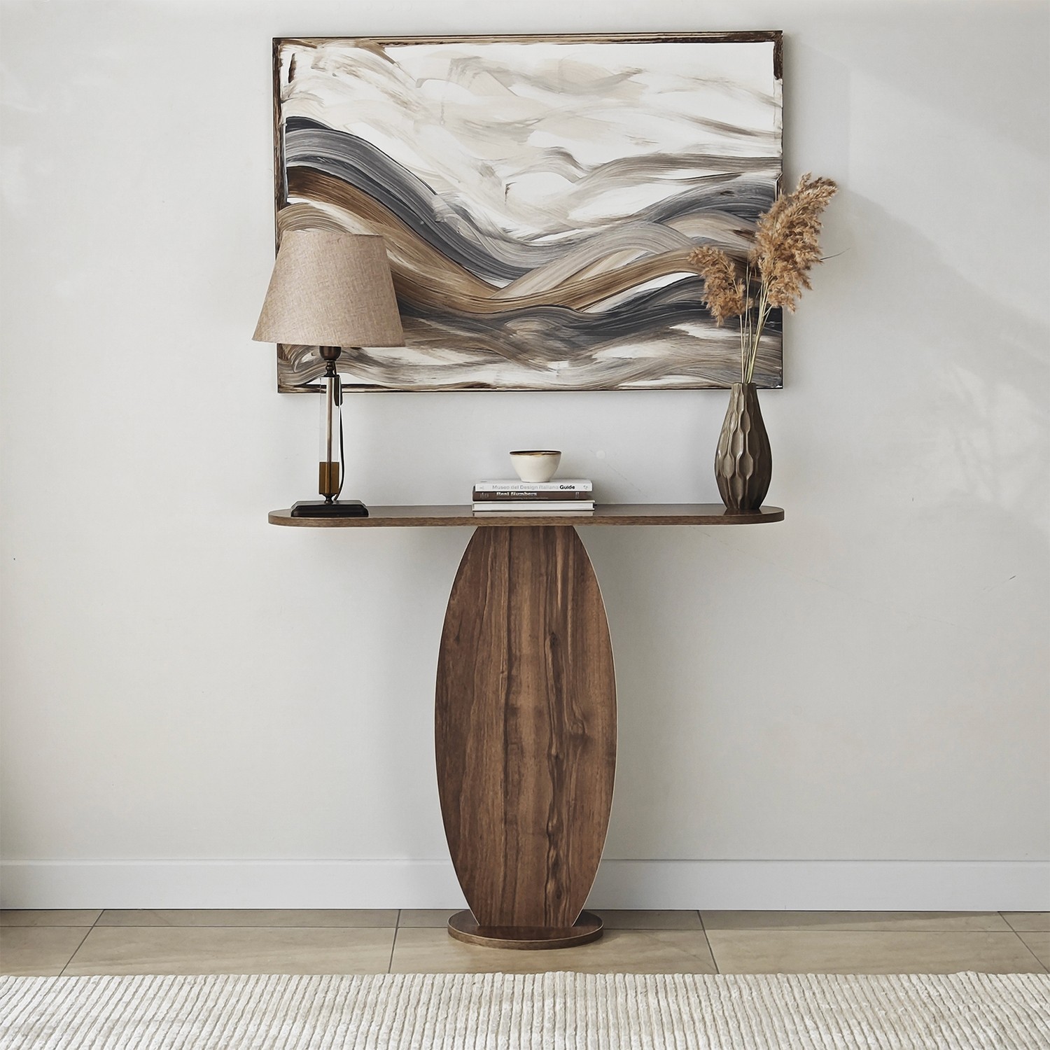 Полица Hanah Home Ellittica, црна