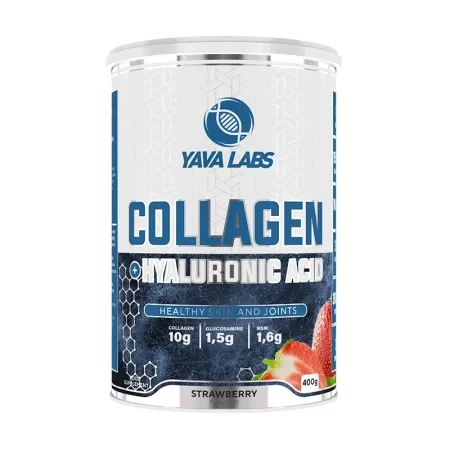 YAVA LABS Collagen + Hylauronic Acid 400gr Јагода