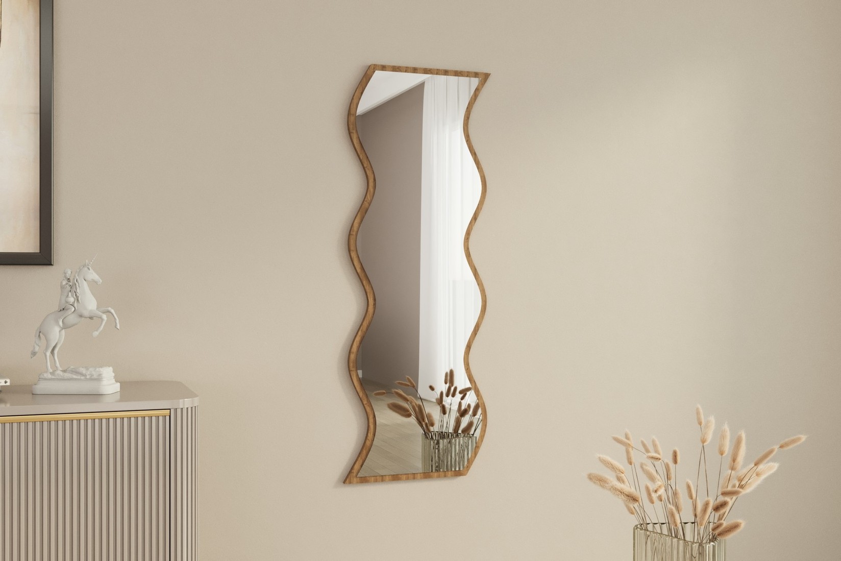 Бело огледало за дома „Хана"