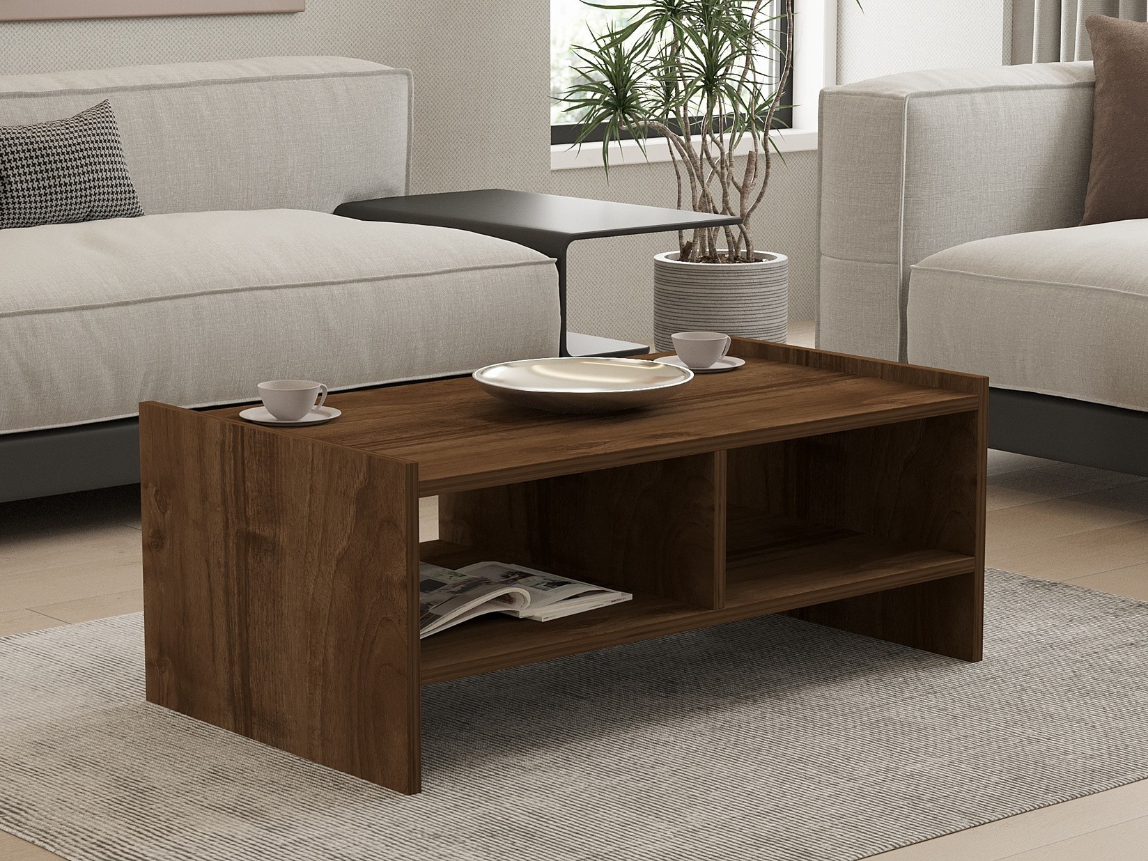 Маса Hanah Home Club Пера 90x35x50 см орев