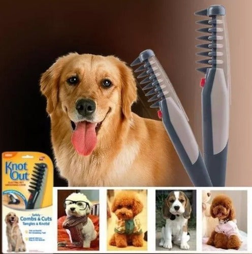 OUTLETON Четка за расплетување крзно на домашни миленичиња