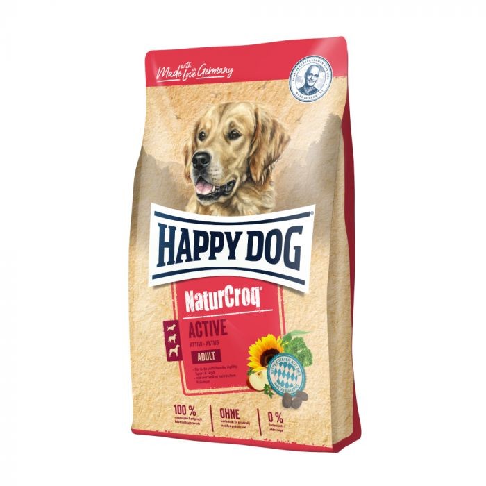 HAPPY DOG Сува храна за кучиња  NaturCroq Adult Active 15кг