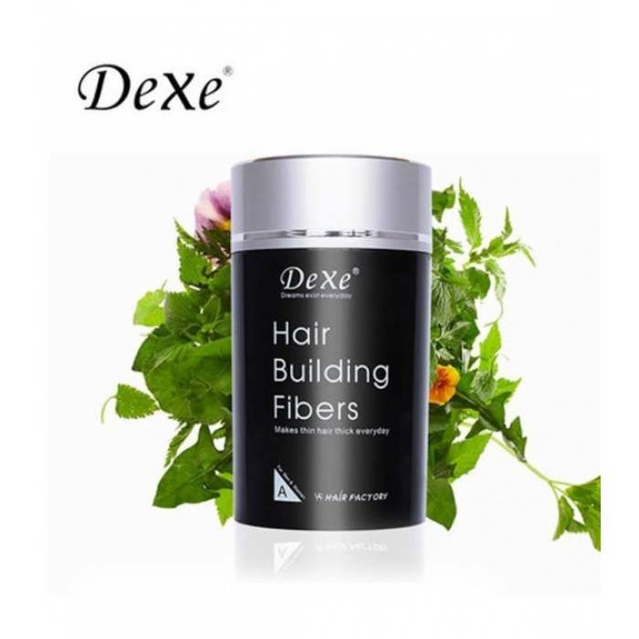 DEXE Влакна за коса hair building fiber Темно Кафено