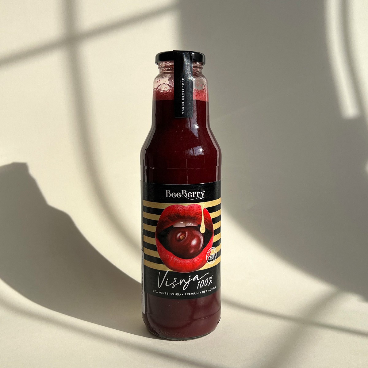 BeeBerry Сок од вишна со мед (0.75L) 100% Природно