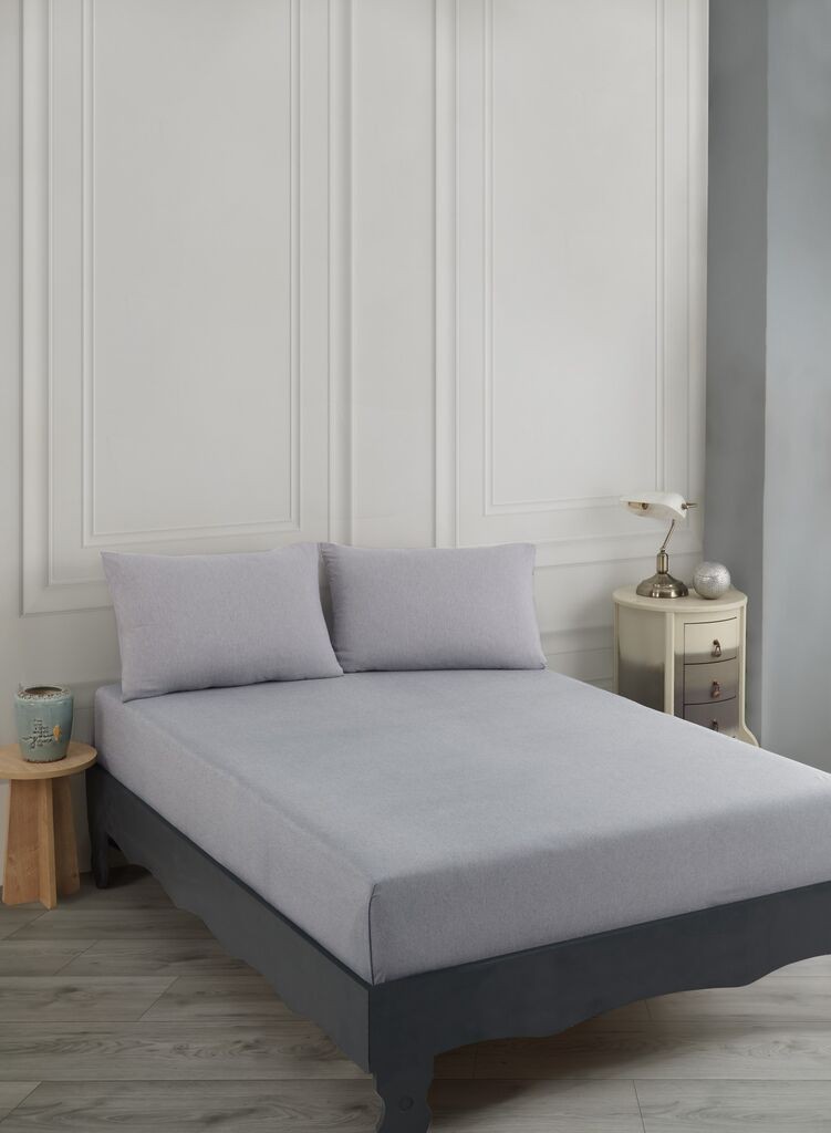 Комплет чаршафи L'essentiel Maison и 2 навлаки за перници Road Potlu, 160x200+20 см, беж