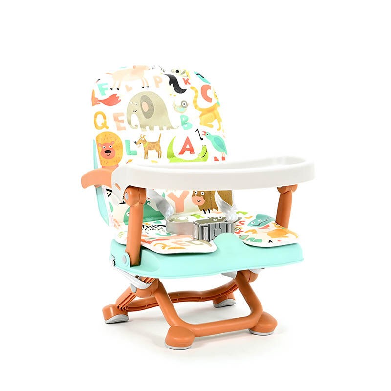 Loco croco Хранилка бустер емма со животни зелена боја