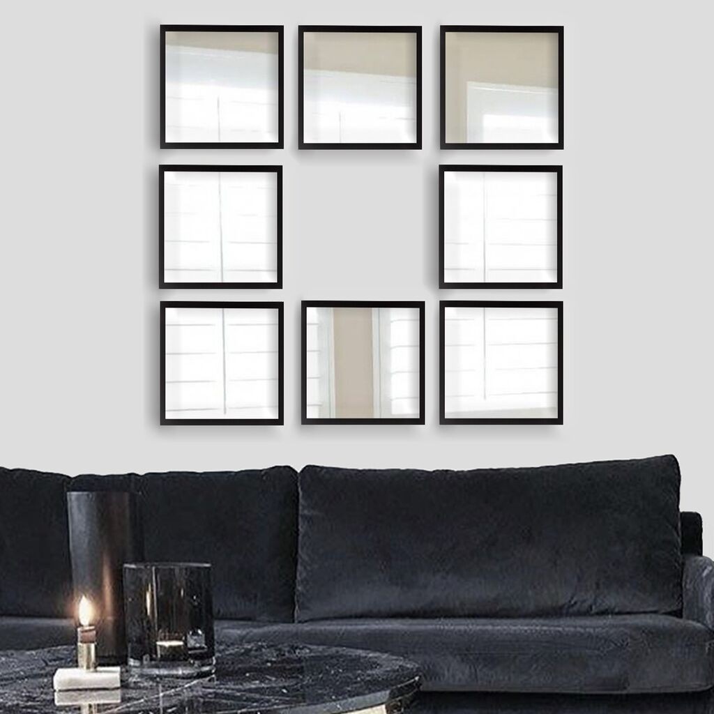 Комплет огледала за dzид SETAYNA_061, 24x24 см