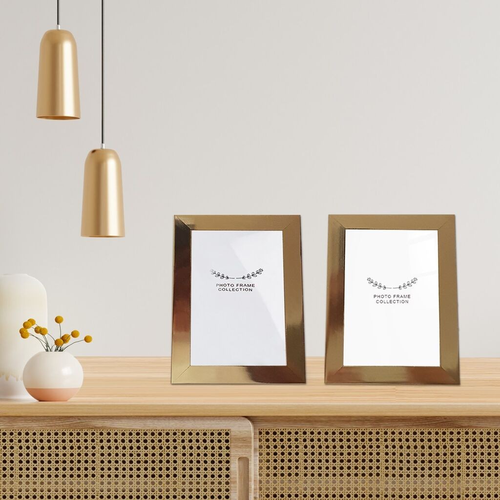 Комплет рамки за слики Aberto Design 2IAFC1021_1015, 10x15 см, 2 парчиња, златни бои