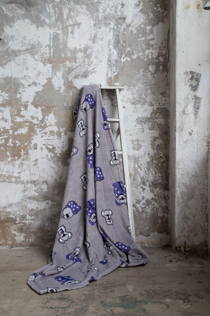 Ќебе L'essentiel Maison Koala Bear, 220x240cm, виолетова