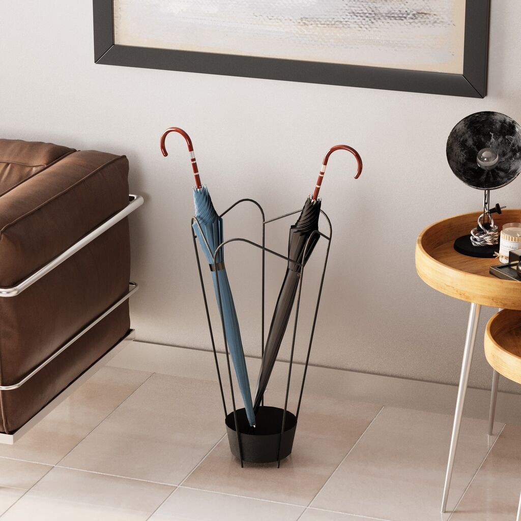 Поставка за чадори Aberto Design 60 см, црна